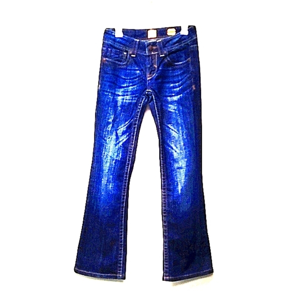 Studio 5 women's jeans pants boot cut stone washed low rise Size: 27 x 33 - Picture 1 of 10